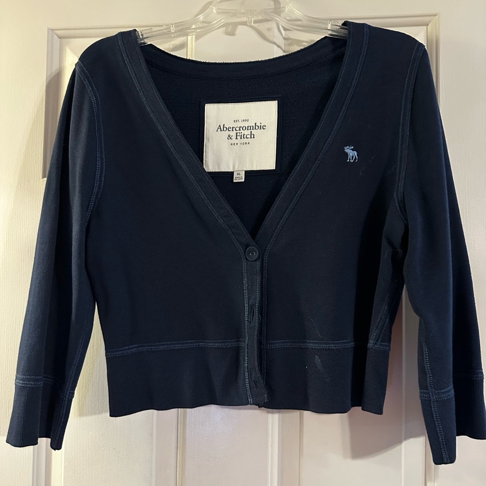 Abercrombie & Fitch Dark Blue Cardigan